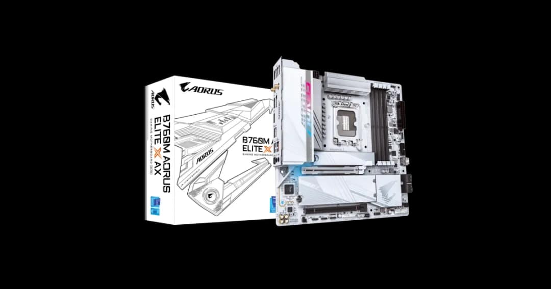 GIGABYTE B760M AORUS ELITE X AX DDR5 mATX Motherboard