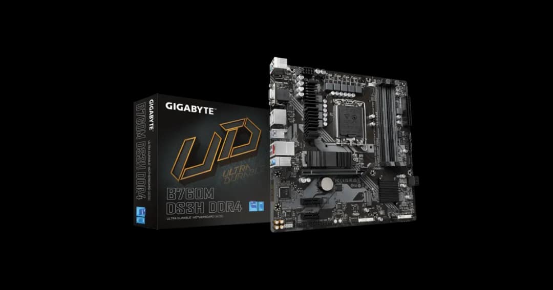 GIGABYTE B760M DS3H DDR4 mATX Motherboard