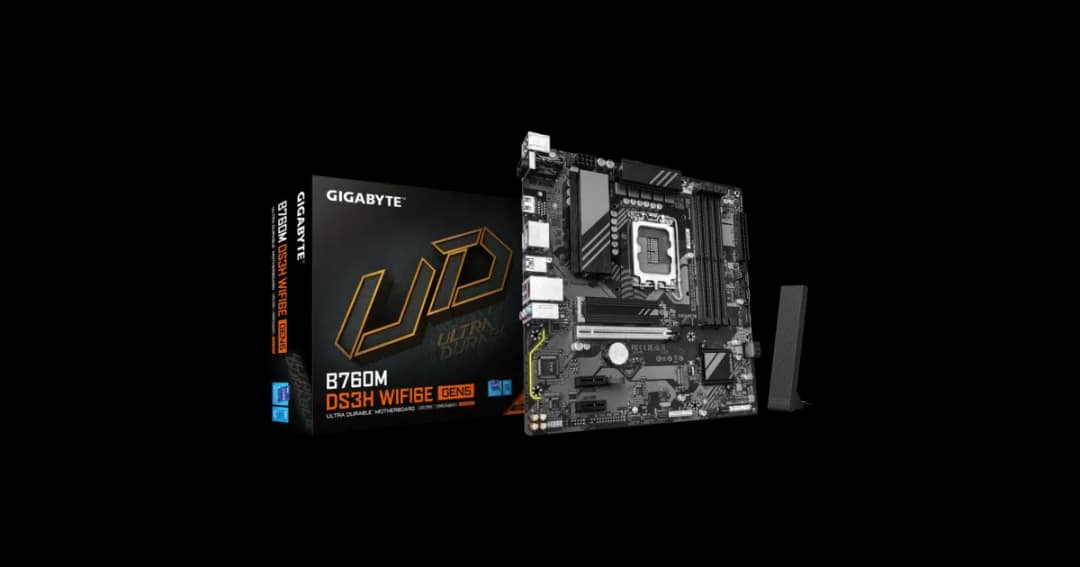 GIGABYTE B760M DS3H WIFI6E GEN5 mATX Motherboard