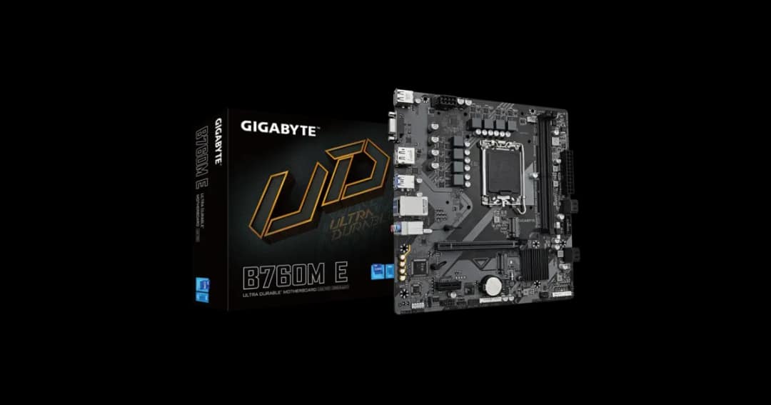 GIGABYTE B760M E DDR5 Micro ATX Motherboard