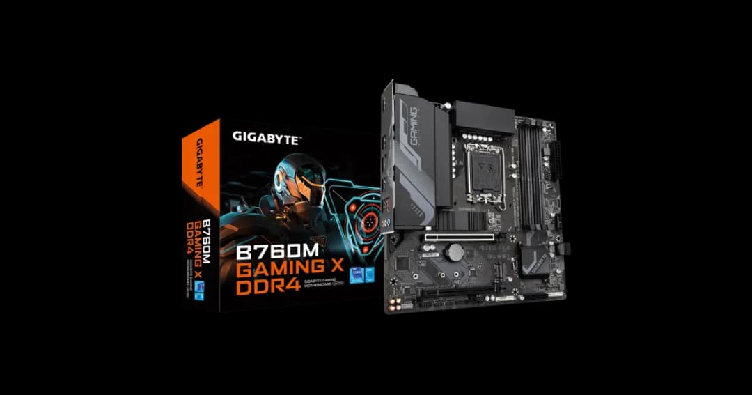 GIGABYTE B760M GAMING X DDR4 mATX Motherboard