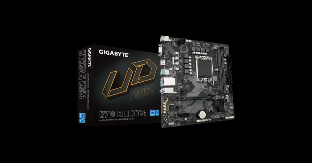 GIGABYTE B760M H DDR4 mATX Motherboard