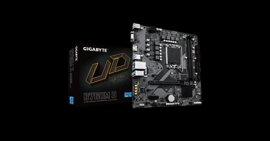 GIGABYTE B760M H DDR5 Micro ATX Motherboard