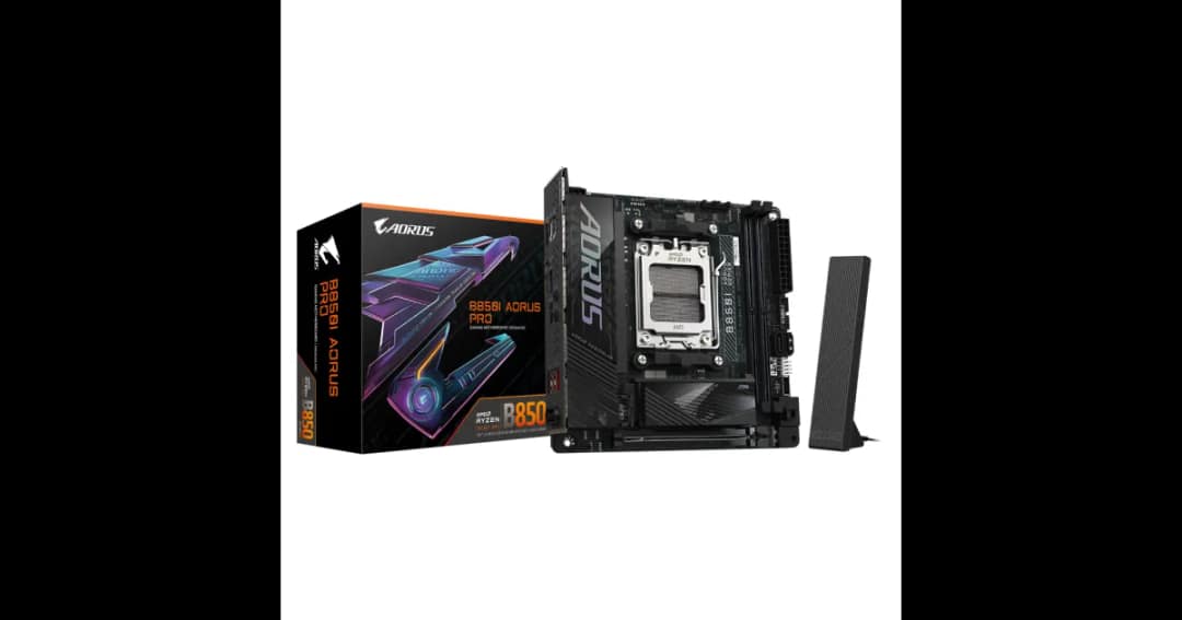 GIGABYTE B850I AORUS PRO DDR5 AM5 Mini-ITX Motherboard