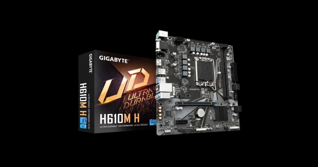GIGABYTE H610M H DDR5 mATX Motherboard