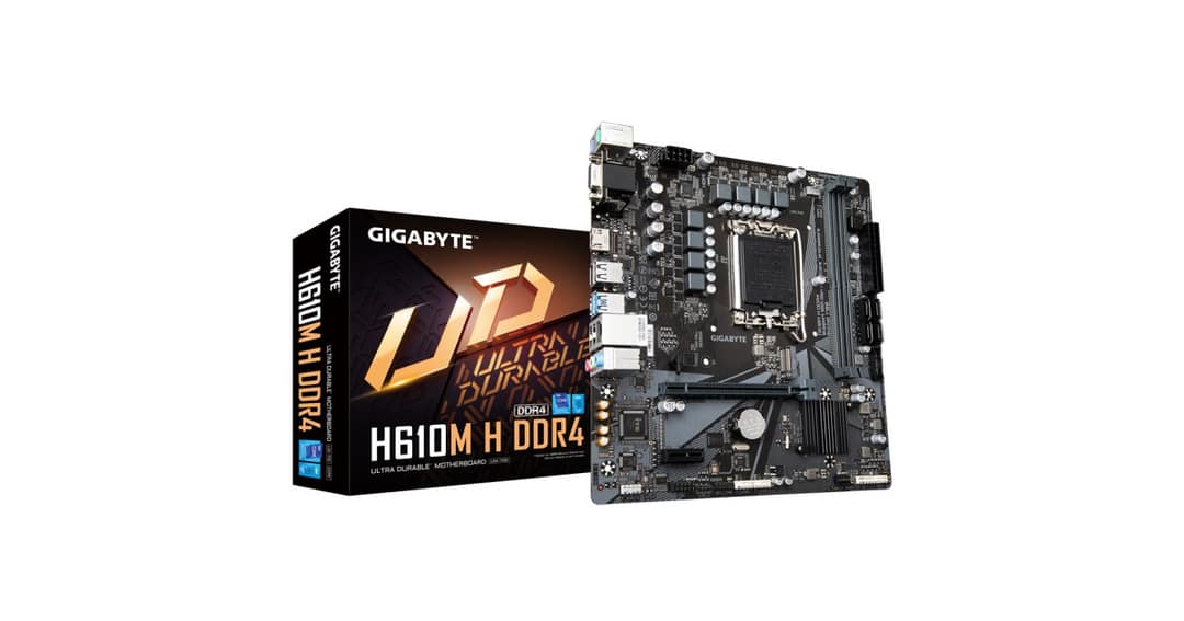 GIGABYTE H610M H DDR4 Micro ATX Motherboard