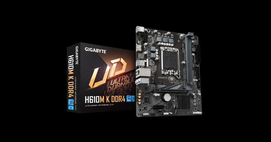 GIGABYTE H610M K DDR4 Micro ATX Motherboard