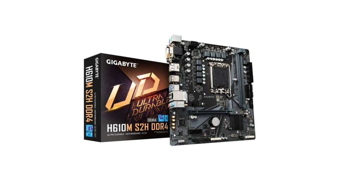 GIGABYTE H610M S2H DDR4 12TH GEN MICRO ATX MOTHERBOARD