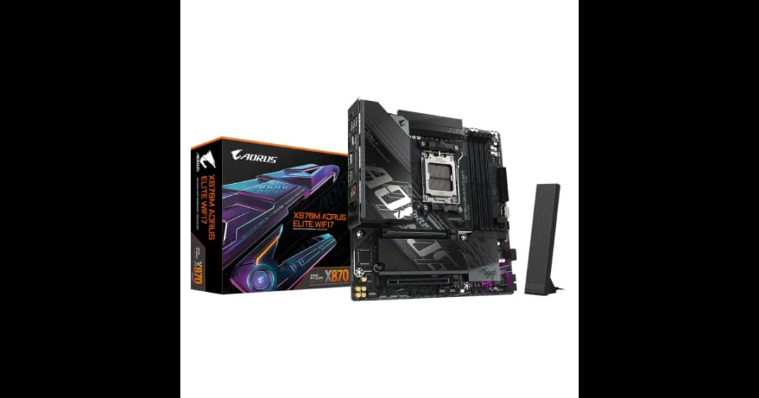 GIGABYTE X870M AORUS ELITE WIFI7 DDR5 AM5 mATX Motherboard