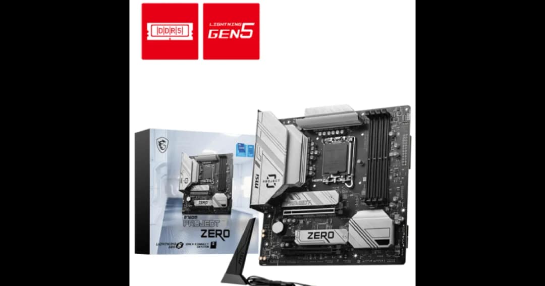 MSI B760M PROJECT ZERO m-ATX Motherboard