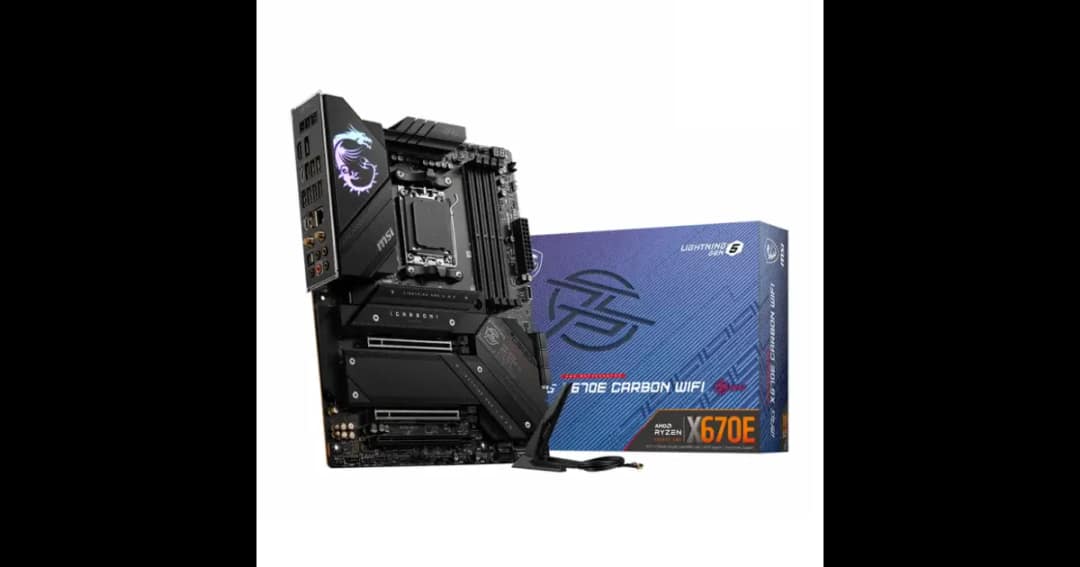 MSI MPG X670E CARBON WIFI DDR5 AMD AM5 ATX Motherboard