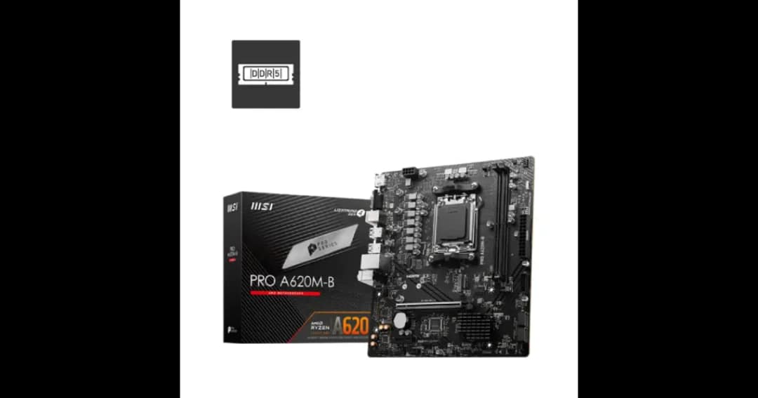 MSI PRO A620M-B AM5 mATX Motherboard