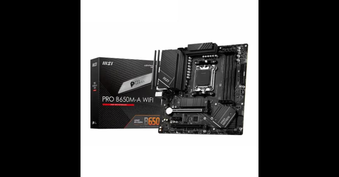 MSI PRO B650M-A WIFI DDR5 AMD AM5 mATX Motherboard