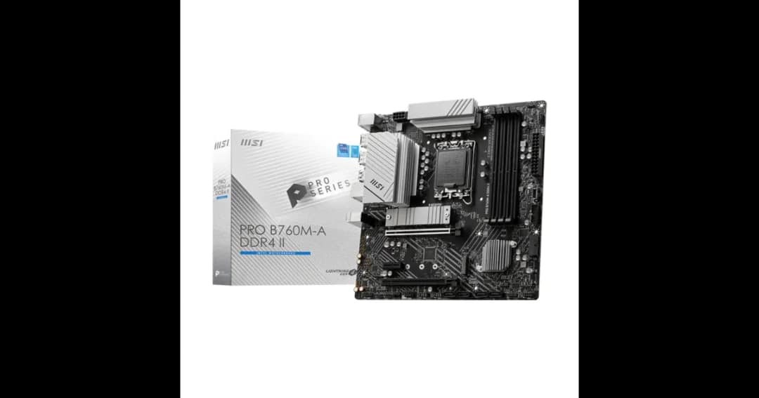 MSI PRO B760M-A DDR4 II mATX Motherboard