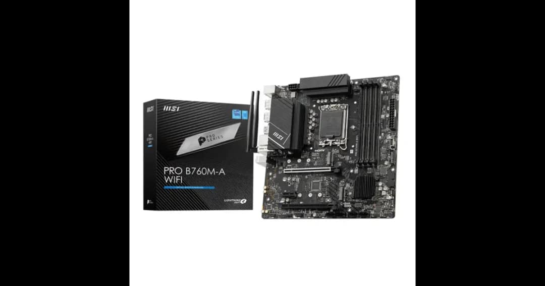 MSI PRO B760M-A WIFI mATX Motherboard