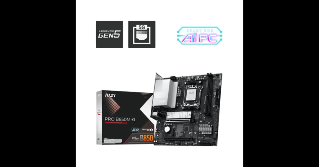 MSI PRO B850M-G AM5 mATX Motherboard
