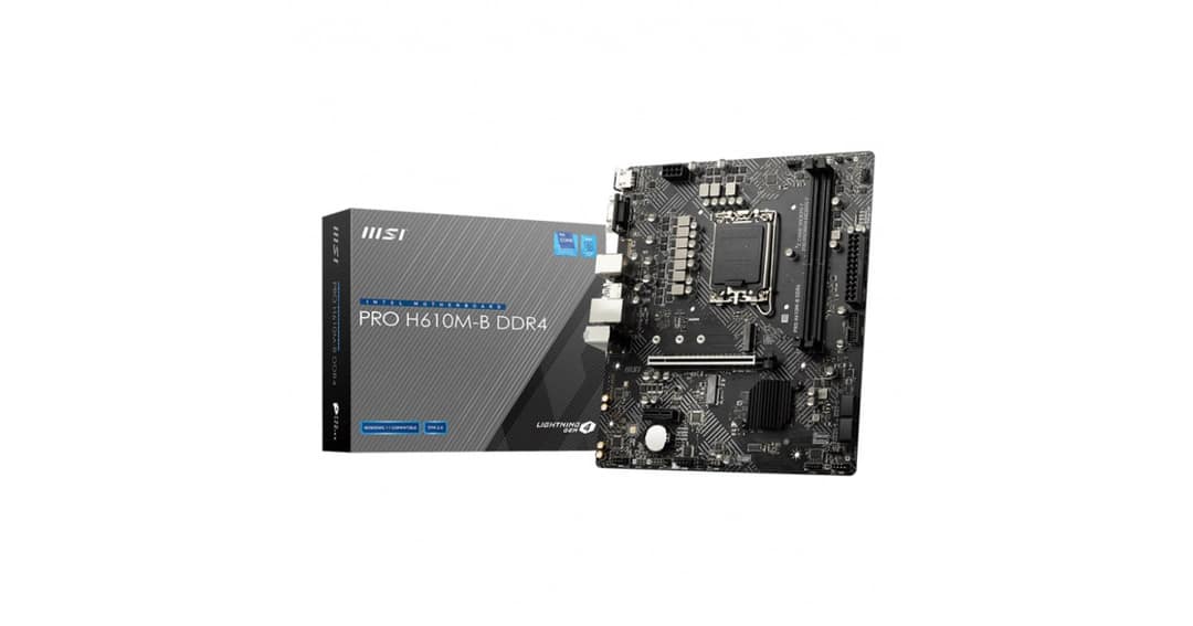 MSI PRO H610M-B DDR4 Micro-ATX Motherboard