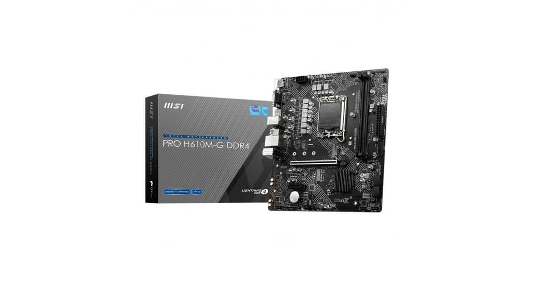 MSI PRO H610M-G DDR4 Micro-ATX Motherboard