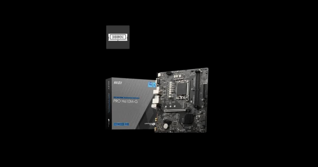 MSI PRO H610M-G DDR5 mATX Motherboard