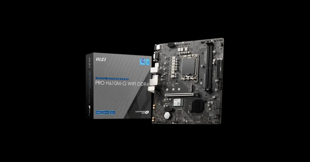 MSI PRO H610M-G WIFI DDR4 m-ATX Motherboard