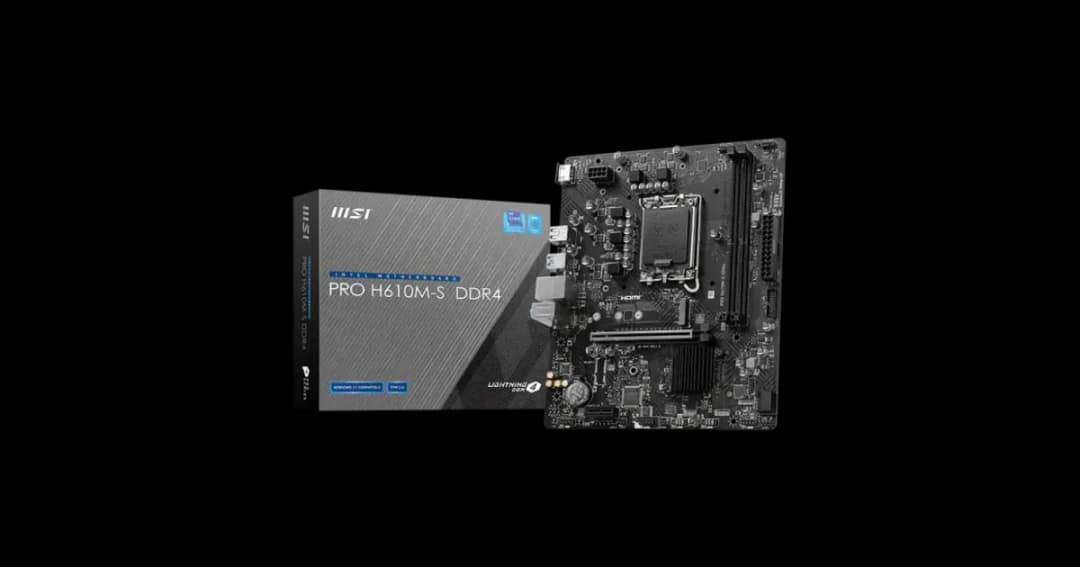 MSI PRO H610M-S DDR4 m-ATX Motherboard