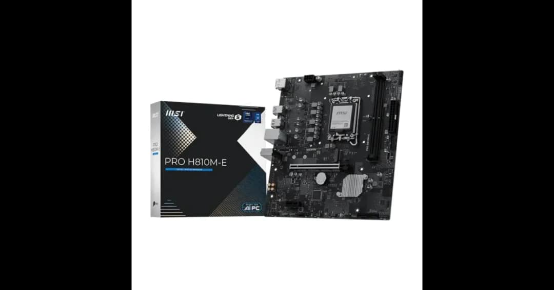 MSI PRO H810M-E DDR5 LGA1851 mATX Motherboard