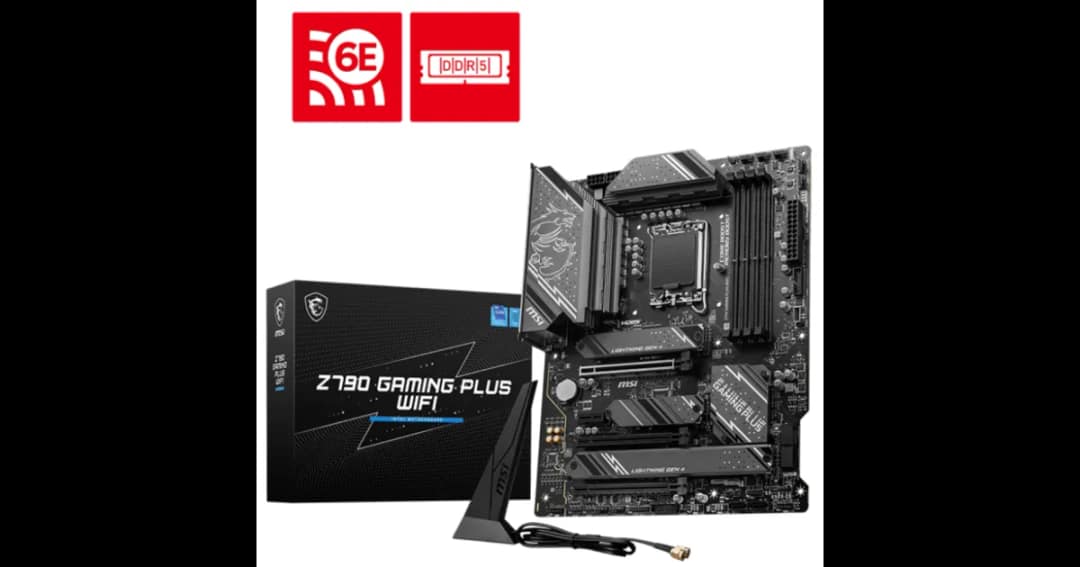 MSI Z790 GAMING PLUS WIFI DDR5 ATX Motherboard