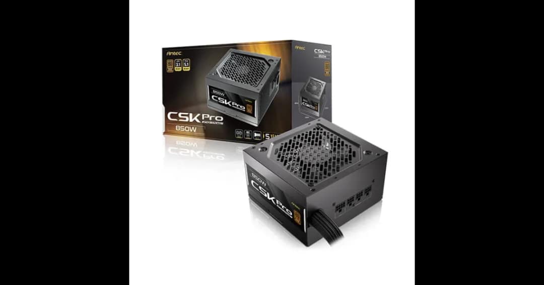 Antec CSK 850 PRO 850W ATX 3.1 & PCIE 5.1 80+ Bronze Semi-Modular Power Supply