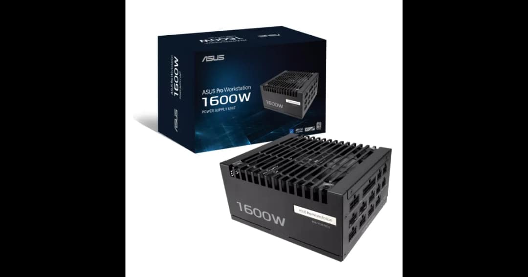 ASUS Pro WS 1600W Platinum ATX 3.1 & PCIE 5.1 Full Modular Power Supply