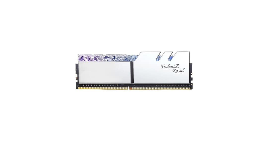 G.Skill Trident Z Royal 8GB DDR4 3200MHz Silver Heatsink Desktop RAM