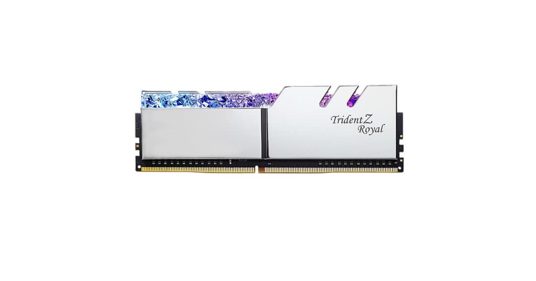 G.Skill Trident Z Royal 8GB DDR4 3600MHz Silver Heatsink Desktop RAM