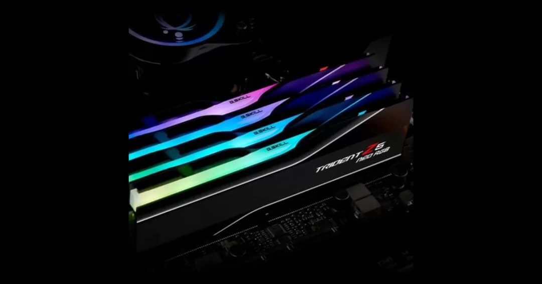 G.Skill Trident Z5 Neo RGB 16GB DDR5 6000Mhz CL36 Desktop RAM