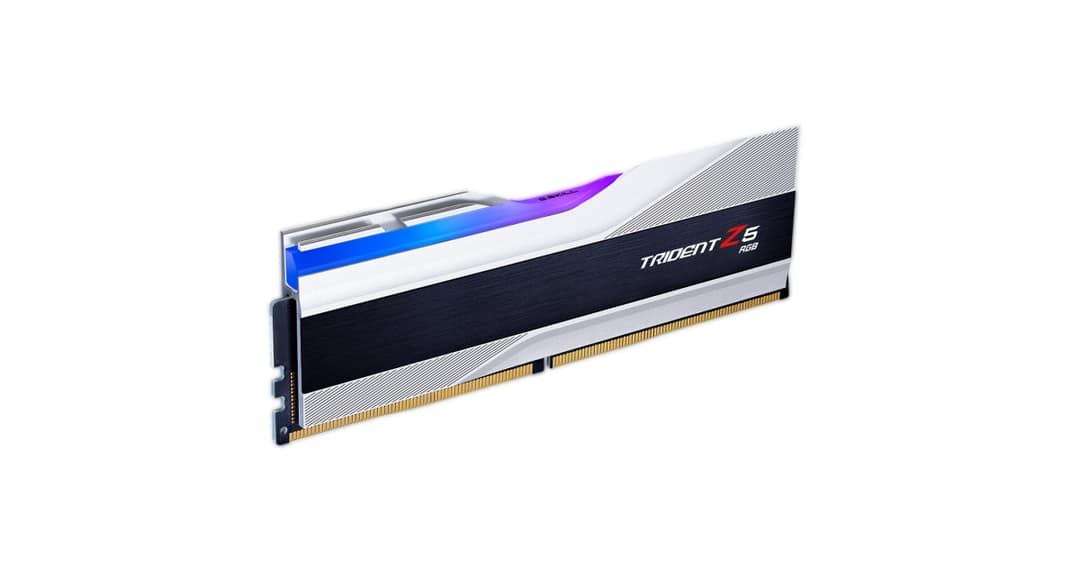 G.Skill Trident Z5 RGB 16GB DDR5 6000MHz CL32 Desktop RAM Silver