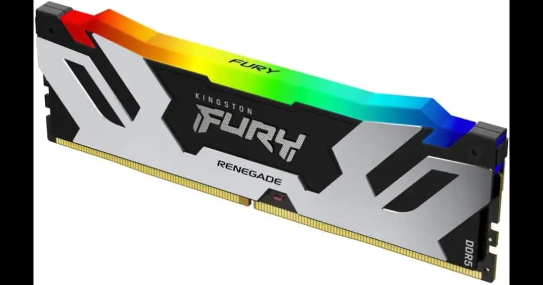 Kingston FURY Renegade RGB 16GB DDR5 6400Mhz CL32 Desktop RAM
