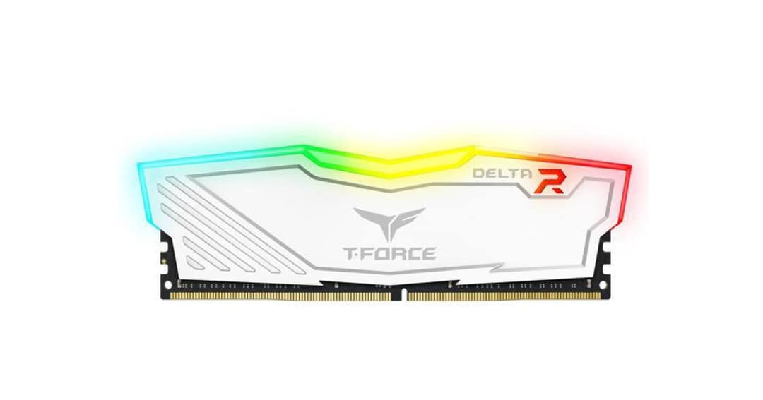 TEAM T-Force DELTA RGB White 16GB 3200MHz DDR4 CL16 Gaming RAM