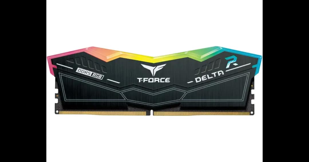 TEAM Delta RGB 16GB DDR5 6000MHz CL30 Gaming Desktop RAM