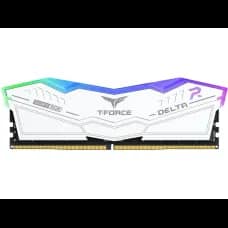 TEAM Delta RGB White 16GB DDR5 5200MHz Gaming Desktop RAM