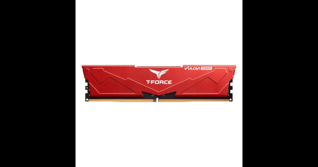 Team T-Force VULCAN RED 16GB DDR5 6000MHz CL38 Desktop RAM
