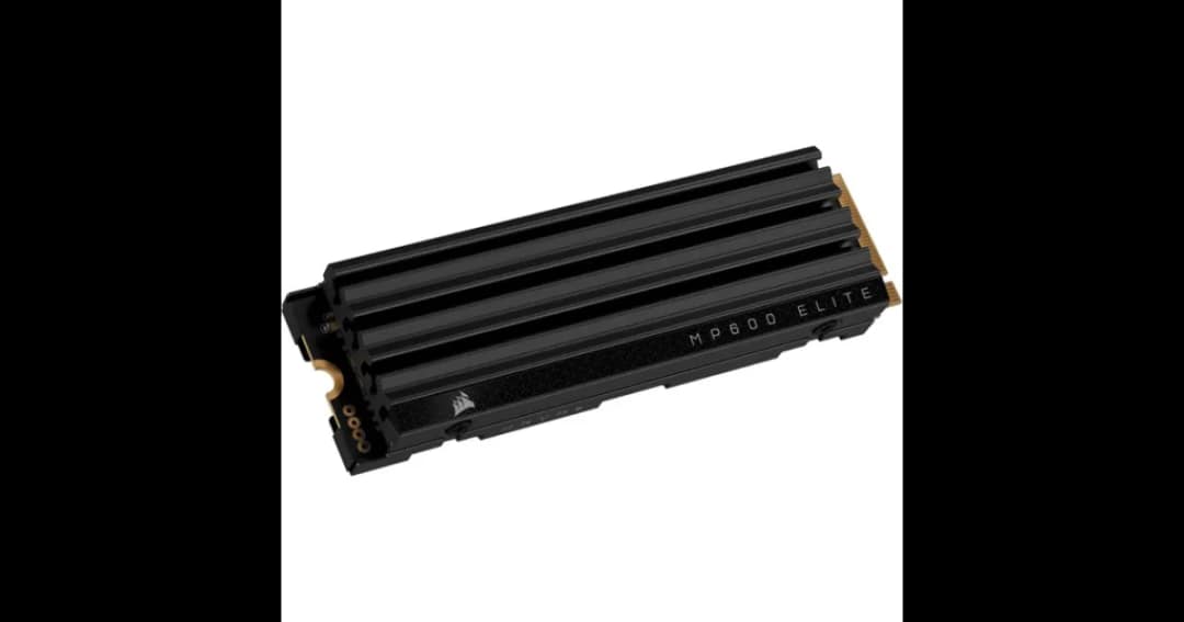 Corsair MP600 ELITE 1TB PCIe Gen4 x4 NVMe 1.4 M.2 SSD with Heatsink