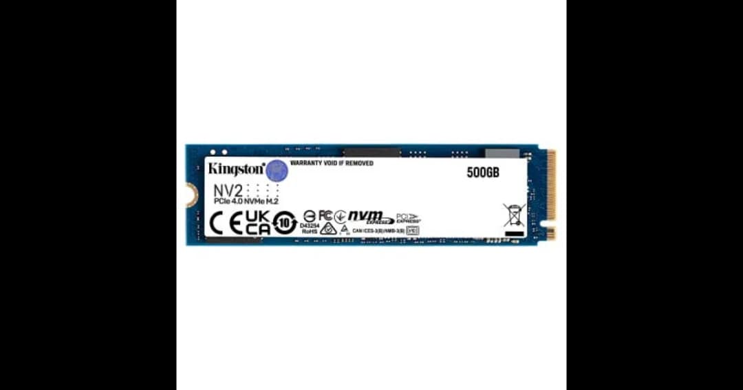 Kingston NV2 500GB M.2 PCIe Gen 4.0 NVMe SSD