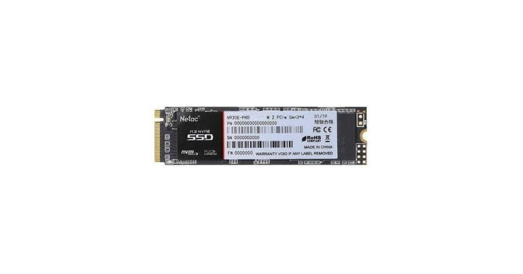 Netac N930E Pro 512GB NVMe M.2 2280 SSD