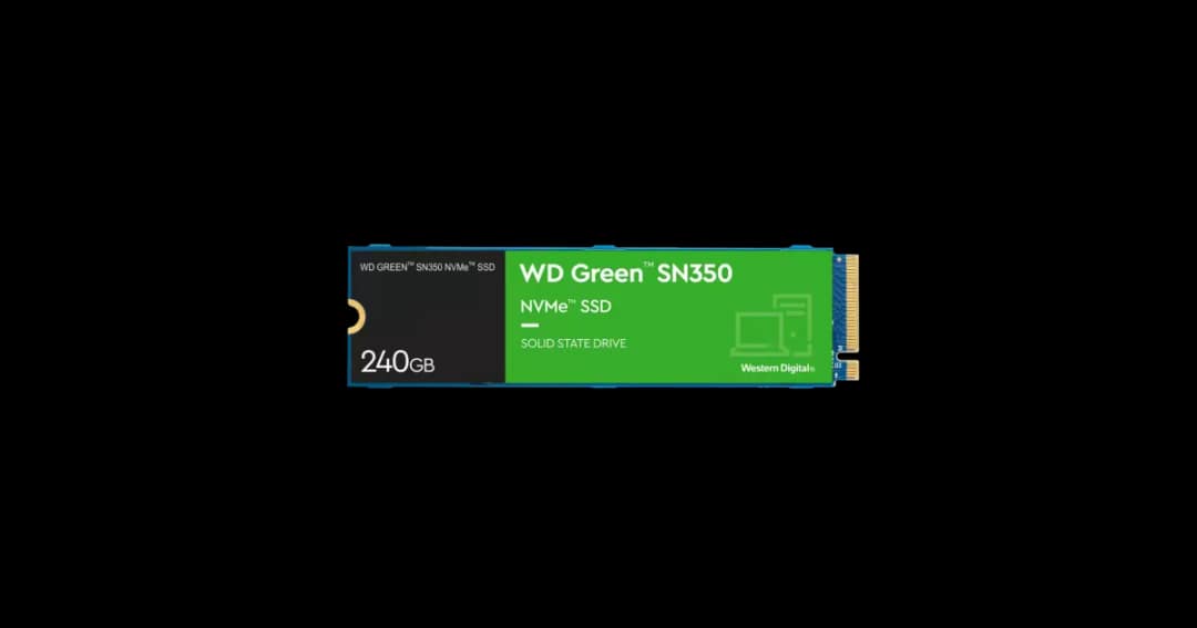 Western Digital Green SN350 240GB M.2 NVMe Gen3 SSD