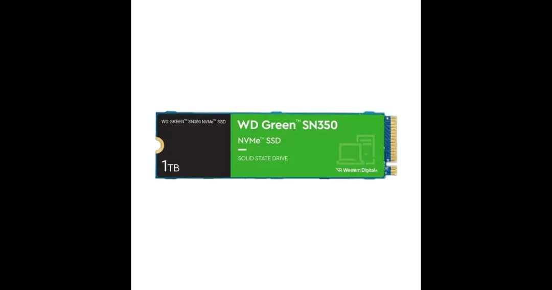 Western Digital Green SN350 1TB M.2 NVMe Gen3 SSD