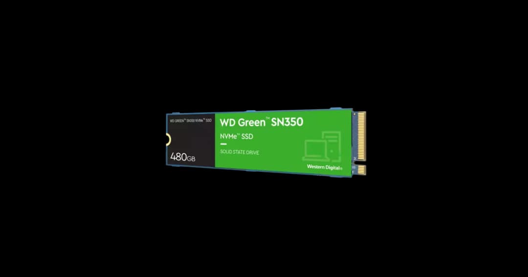 Western Digital Green SN350 480GB M.2 NVMe Gen3 SSD