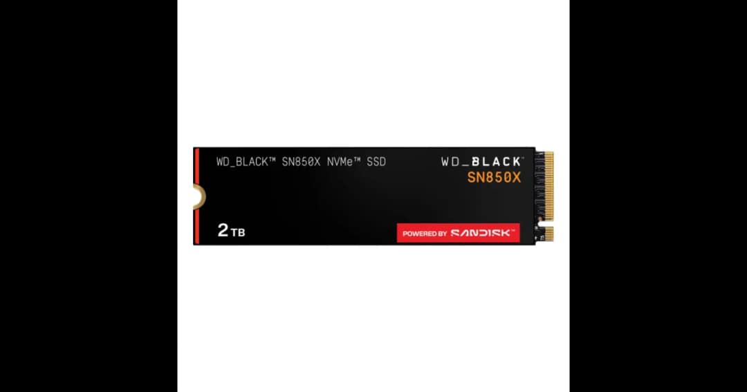 Western Digital Black SN850X 2TB PCIe Gen4 NVMe M.2 SSD