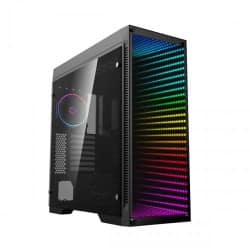 GAMEMAX ABYSS-TR M-908-TR MID TOWER TEMPERED GLASS ATX GAMING CASE (BLACK)