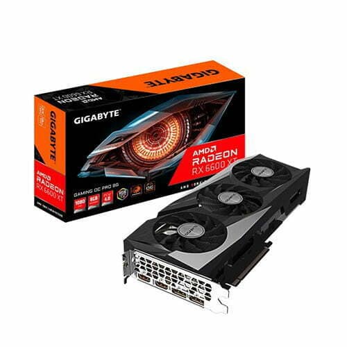 GIGABYTE Radeon RX 6600 XT GAMING OC PRO 8GB GDDR6 Graphics Card