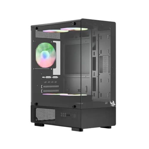 ARS Snow J-330-1 ARGB Black Desktop Gaming Casing