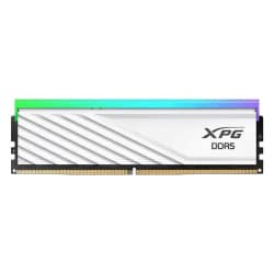 ADATA Lancer Blade 16GB DDR5 6000 MHz RGB Desktop Gaming RAM - White