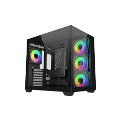 Cooler Master Elite 681 ATX Mid Tower Dual-Chamber Gaming Case - Black